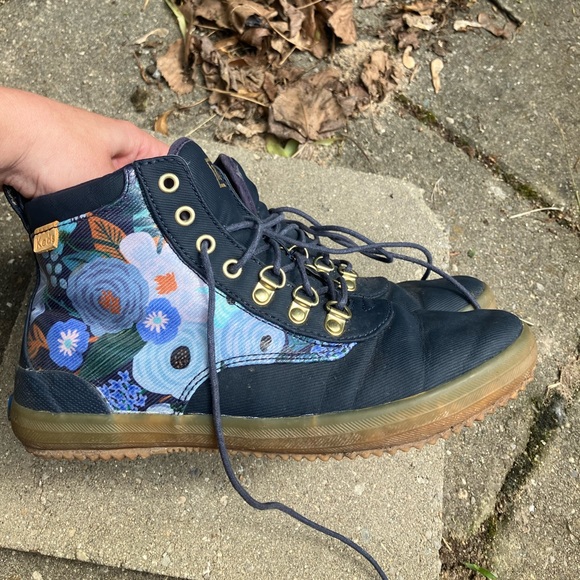Keds, ankle boot, waterproof, floral, lace up - Picture 4 of 6